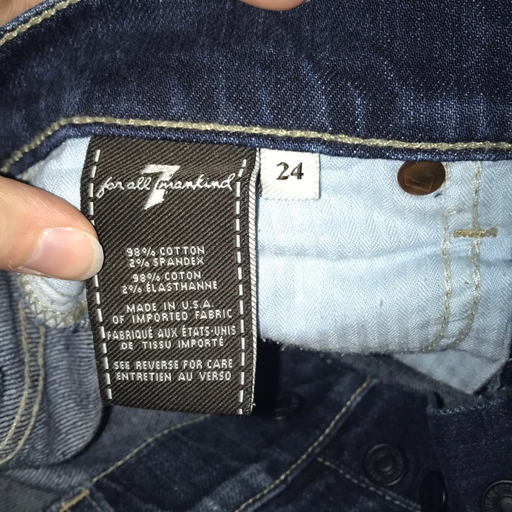 7 For All Mankind Distressed Jeans - Picture 8 of 11